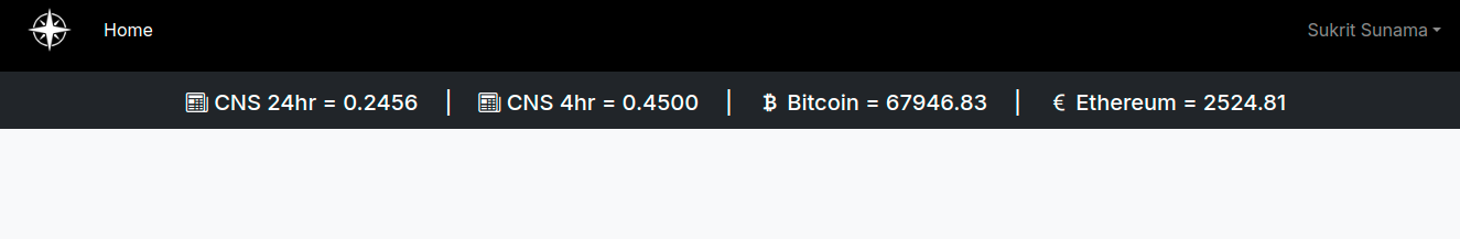 What is CNS on the top of this website?